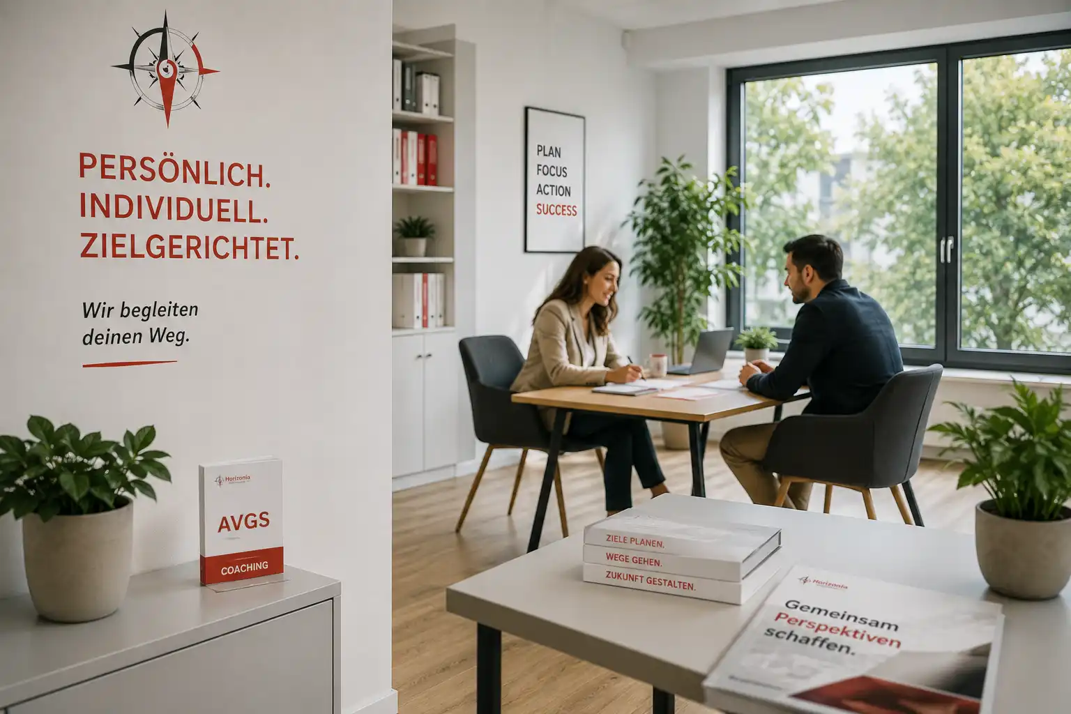 Persönliches AVGS Coaching bei Horizonia in Hamburg